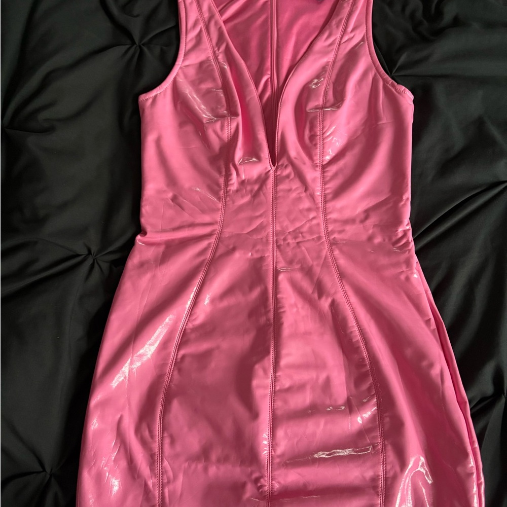 Oh Polly Pink Mini Dress Allani - Picture 4 of 6